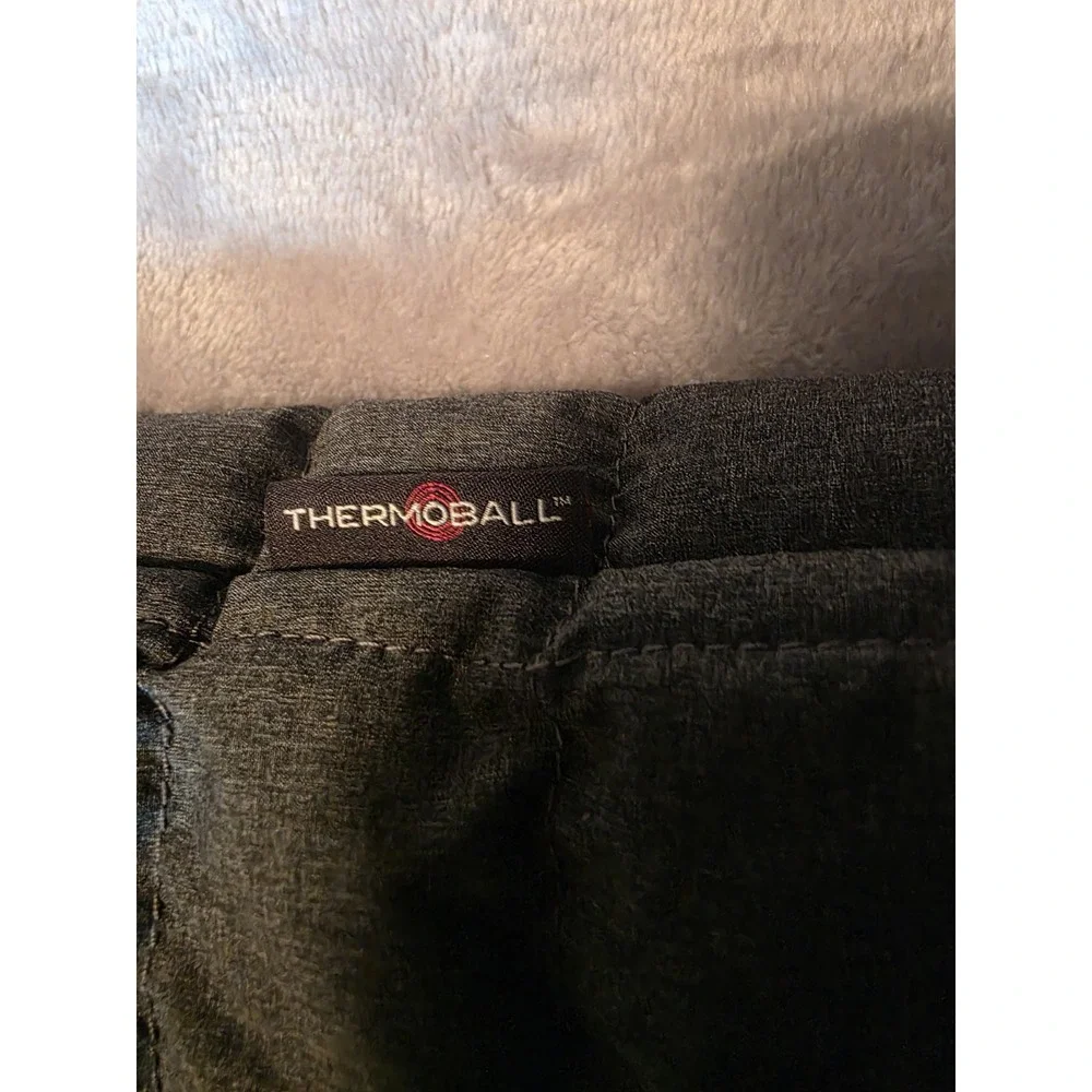 The North Face Men's Jacket Xl Gray ThermoBall Insulated Shirt Primaloft